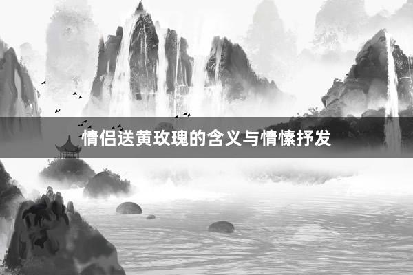 情侣送黄玫瑰的含义与情愫抒发